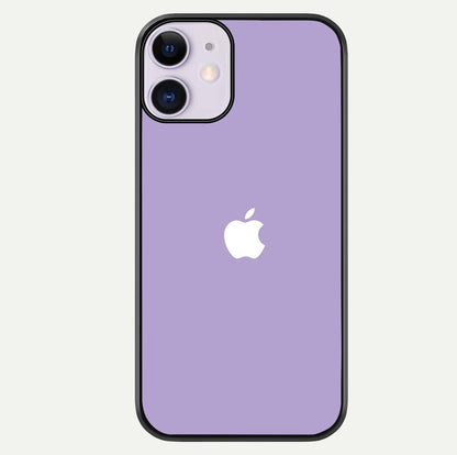 Lavender Soft Minimal Glass Case For iPhone 11 by Custom World