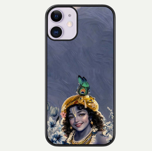 Lord Krishna Glass Case For iPhone 11 by Custom World