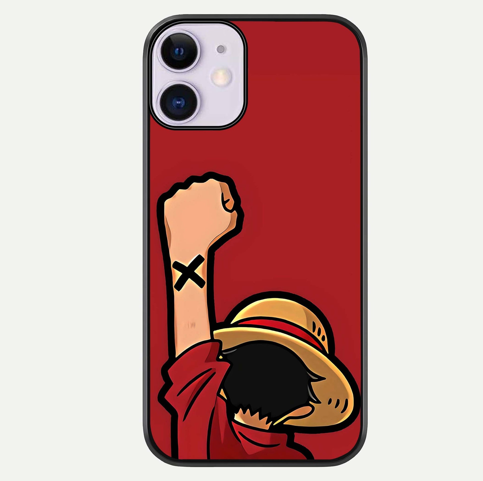 Luffy X Spirit Glass Case For iPhone 11 by Custom World