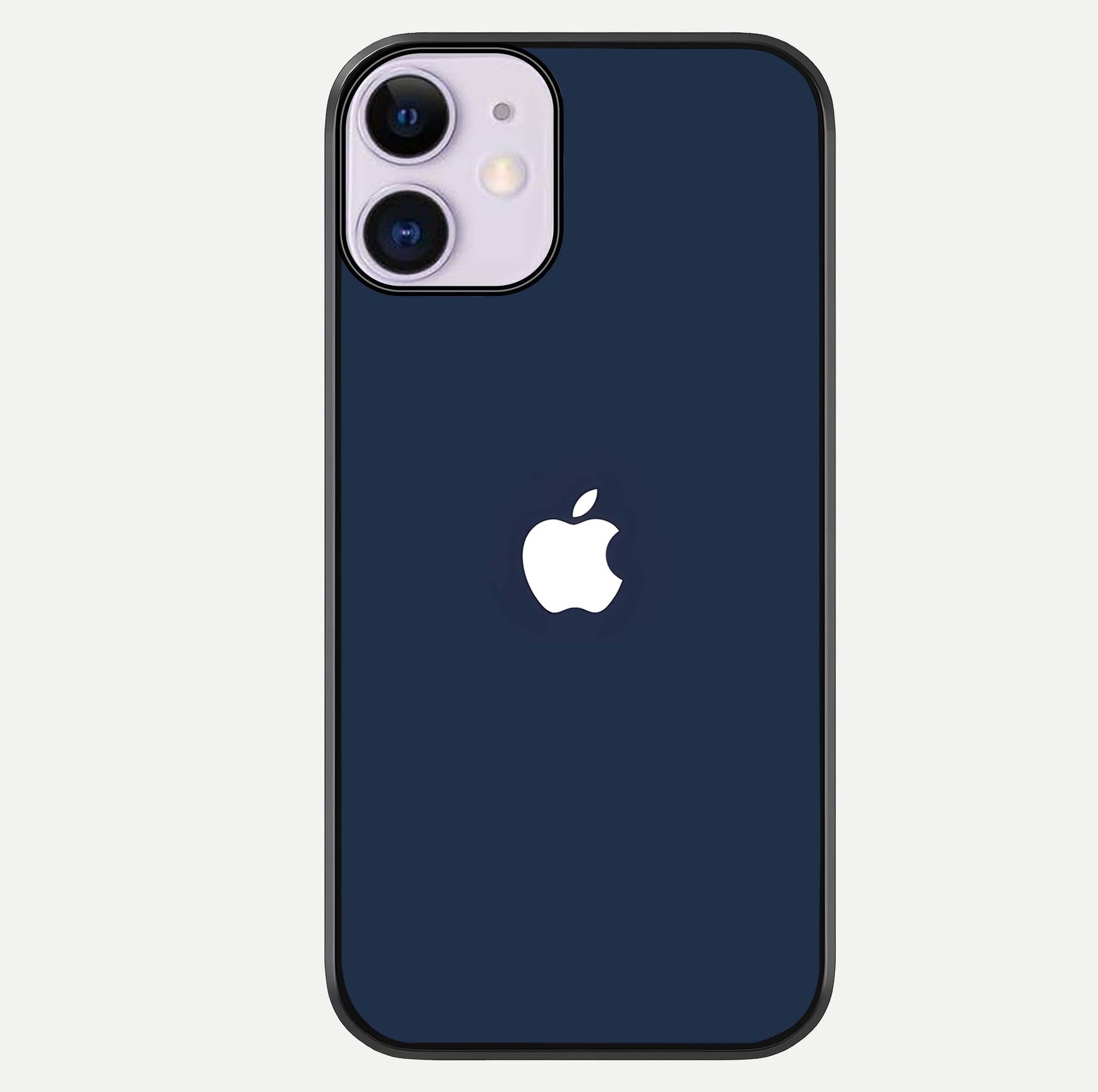 Minimal Apple Night Glass Case For iPhone 11 by Custom World