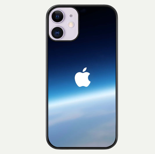 Minimal Apple Sky Glass Case For iPhone 11 by Custom World