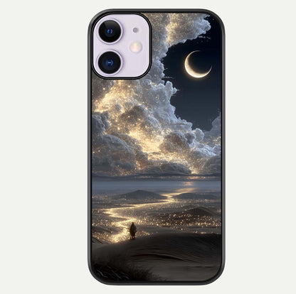 Moonlight Spark Path Glass Case For iPhone 11 by Custom World