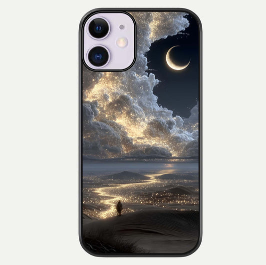 Moonlight Spark Path Glass Case For iPhone 11 by Custom World