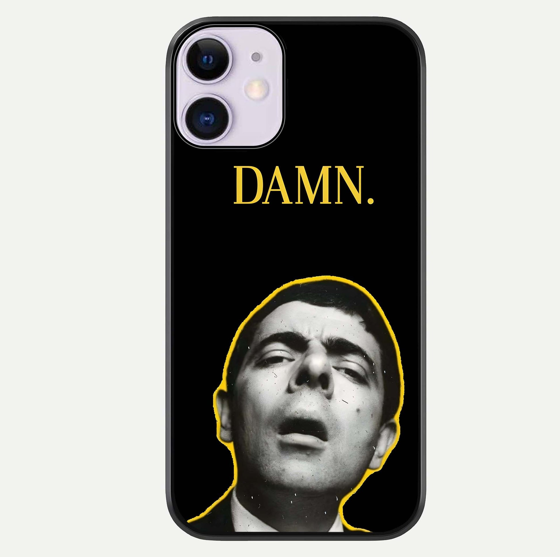 Mr Bean Damn Glass Case For iPhone 11 by Custom World