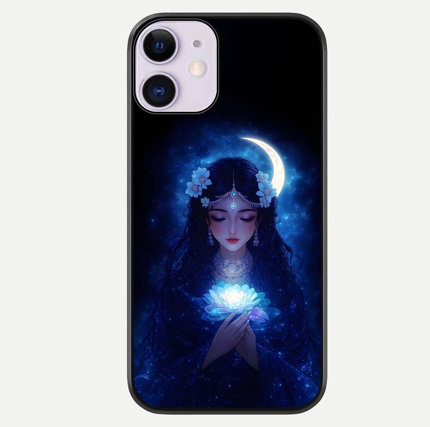 Mystic Moon Queen Glass Case For iPhone 11 by Custom World