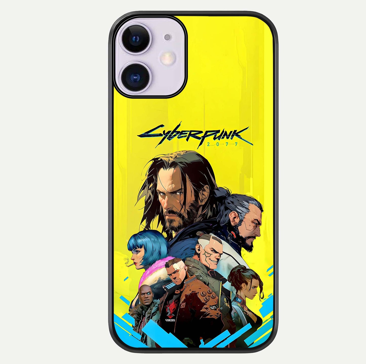 Neon Rebel Genesis Glass Case For iPhone 11 by Custom World