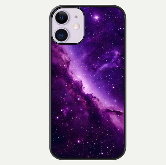 Purple Shade Sky Glass Case For iPhone 11 by Custom World