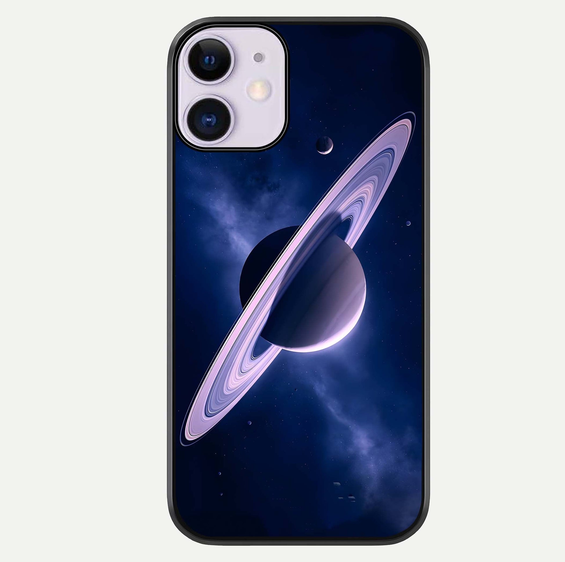 Saturn Ring Mystique Glass Case For iPhone 11 by Custom World