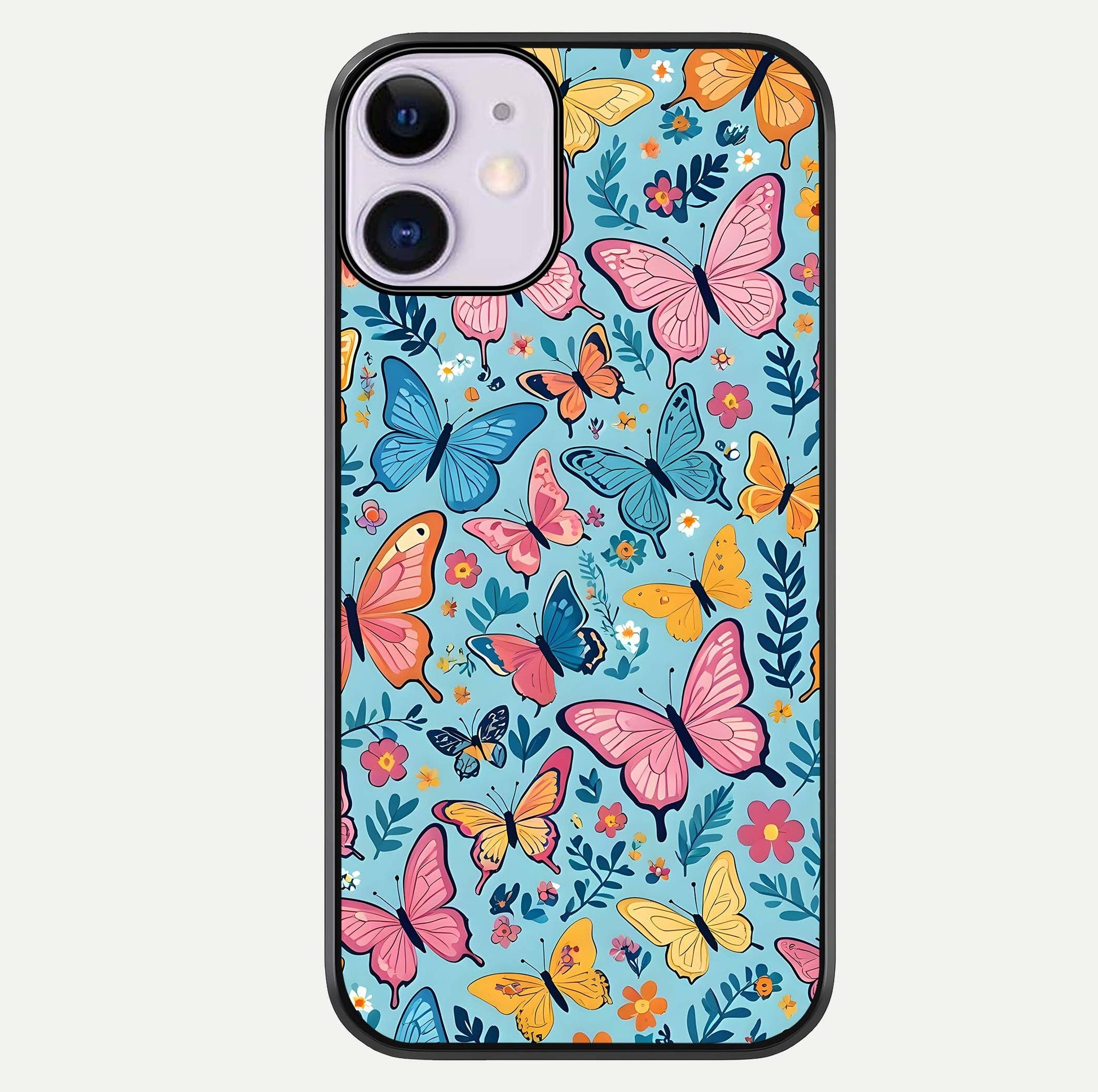 Spring Wing Garden Glass Case For iPhone 11 by Custom World
