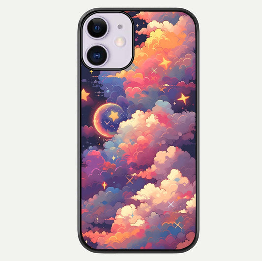 Starlit Dream Clouds Glass Case For iPhone 11 by Custom World