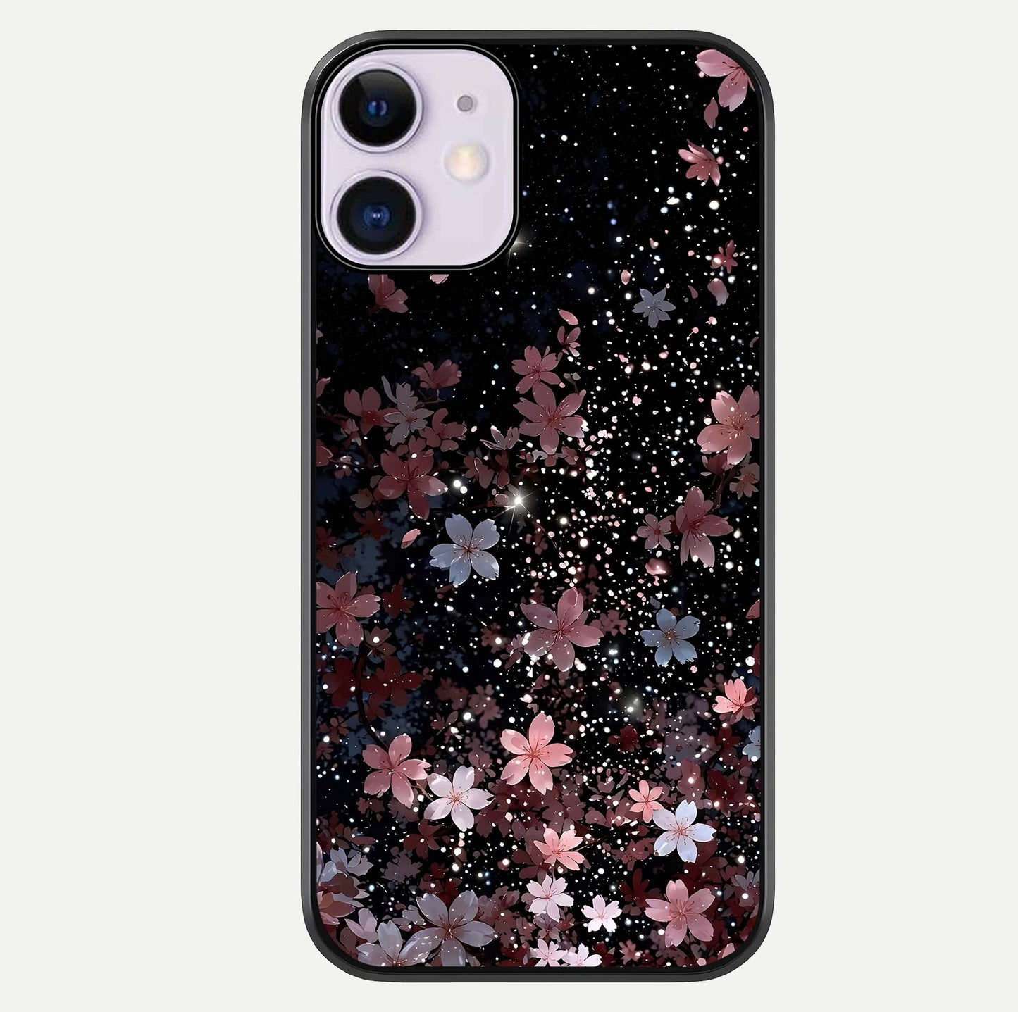 Starlit Flower Dreams Glass Case For iPhone 11 by Custom World