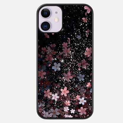 Starlit Flower Dreams Glass Case For iPhone 11 by Custom World