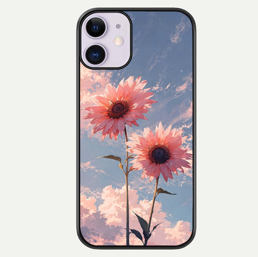 Sunlit Daisy Glow Glass Case For iPhone 11 by Custom World
