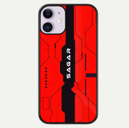 Voltage Rise CYBERPUNK Custom Name Glass Case For iPhone 11 by Custom World