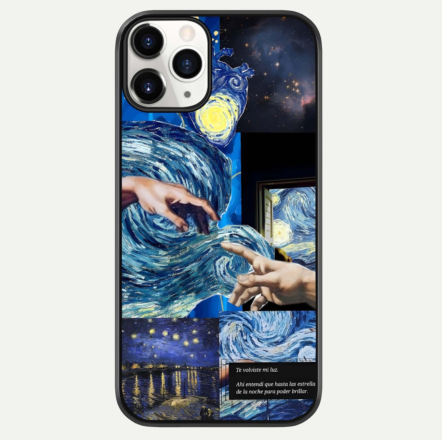 Aesthetic Vando Hands Glass Case For iPhone 16 Pro by Custom World