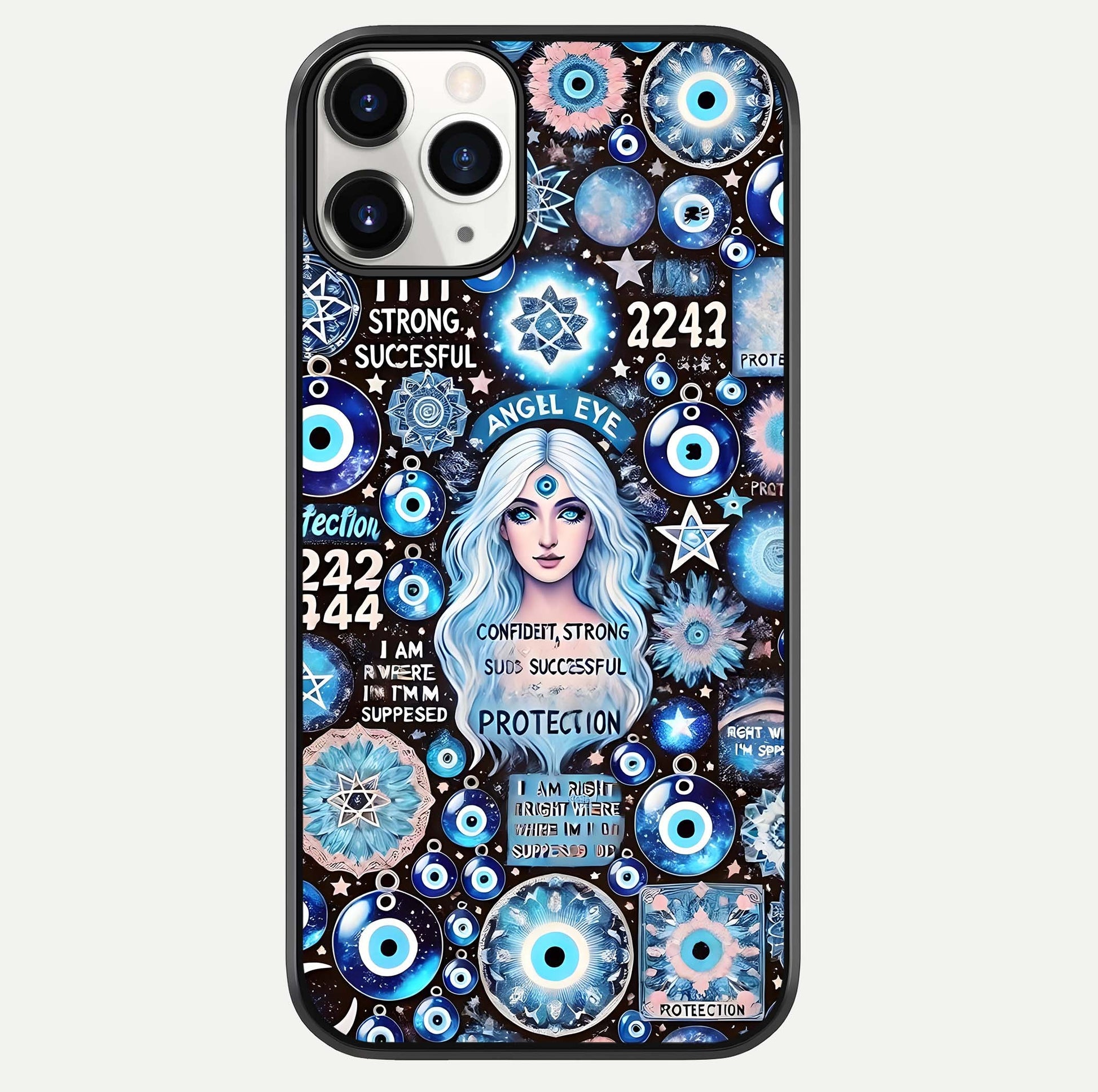 Angel Aura Shield Glass Case For iPhone 16 Pro by Custom World