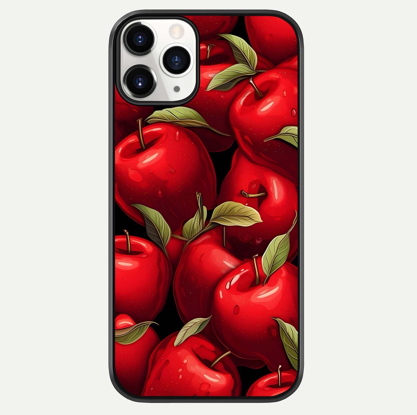 Apple Pattern Glass Case For iPhone 11 Pro by Custom World