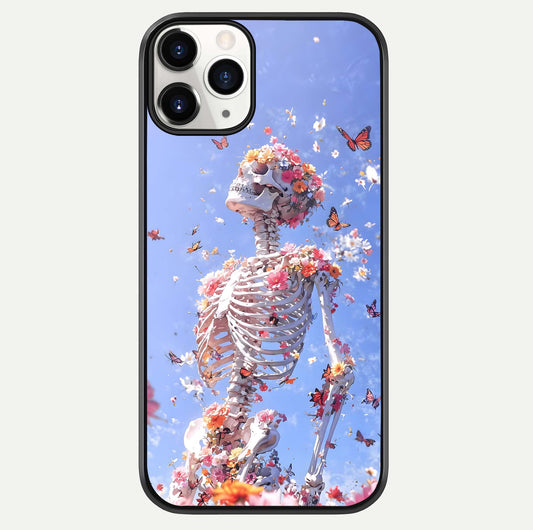 Bloom Beyond Bones Glass Case For iPhone 16 Pro by Custom World