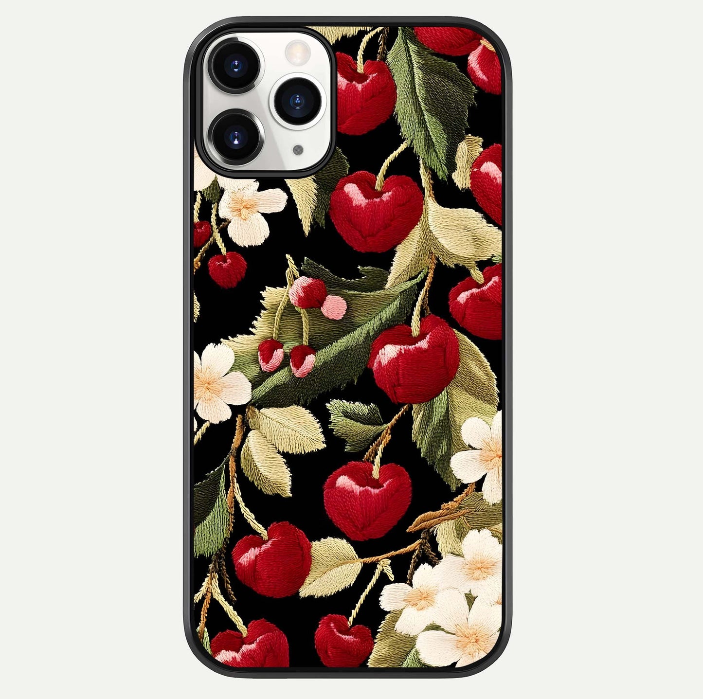 Bloom Thread Art Glass Case For iPhone 11 Pro by Custom World