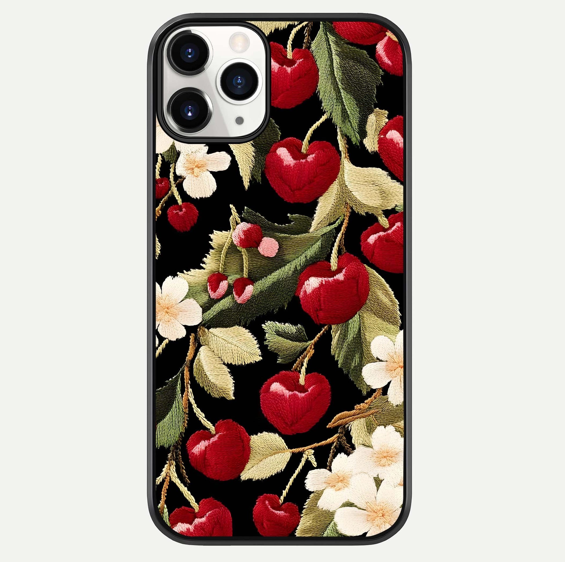 Bloom Thread Art Glass Case For iPhone 11 Pro by Custom World