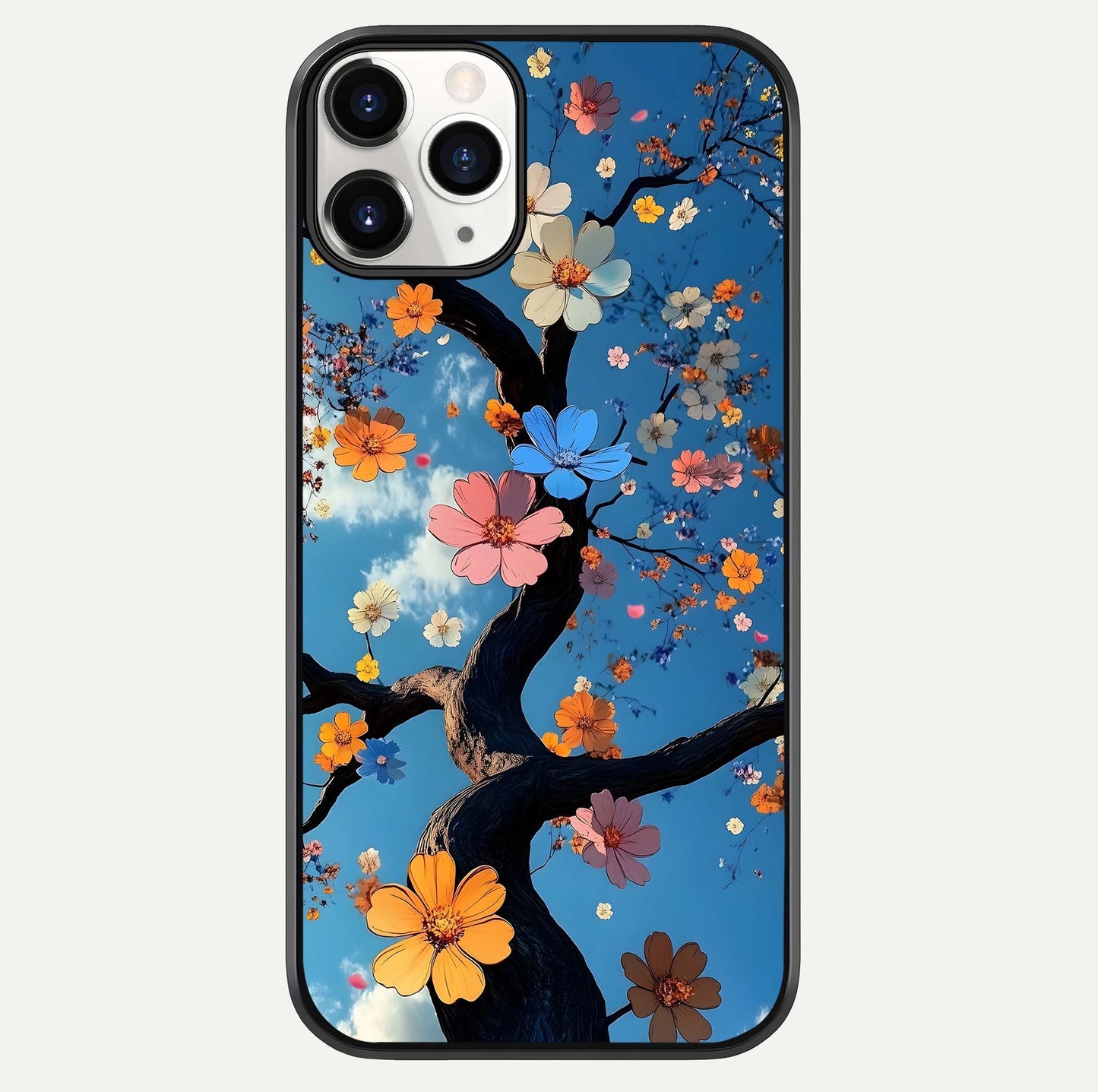 Blossom Dream Sky Glass Case For iPhone 11 Pro by Custom World