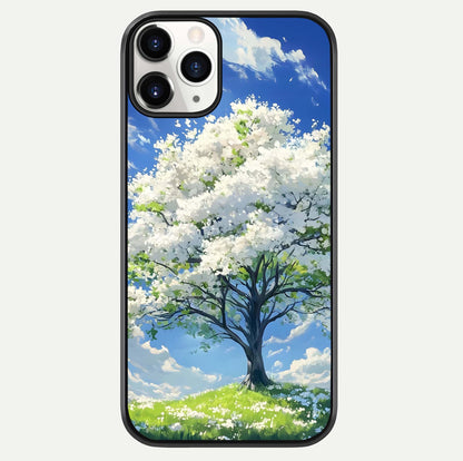 Blossom Sky Serenity Glass Case For iPhone 11 Pro by Custom World