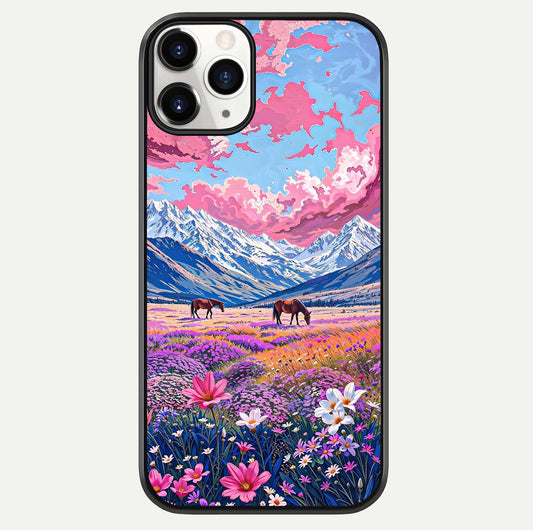 Blossom Valley Dream Glass Case For iPhone 11 Pro by Custom World