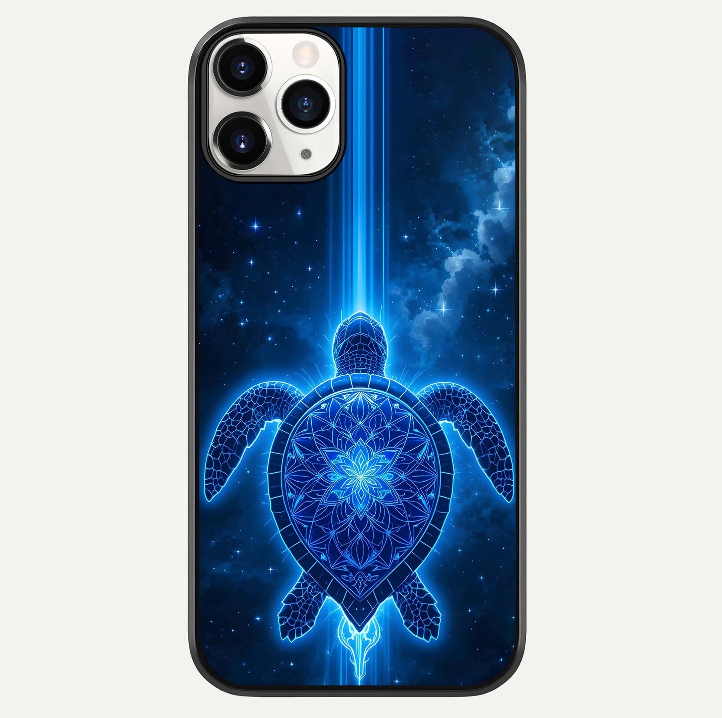 Blue Galaxy Turtle Glass Case For iPhone 11 Pro by Custom World
