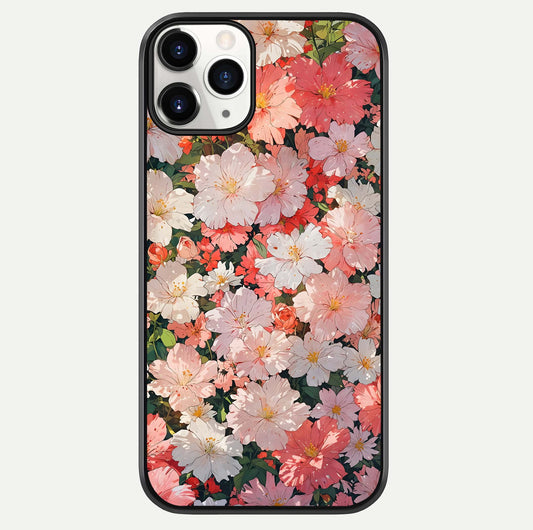 Blush Bloom Field Glass Case For iPhone 11 Pro by Custom World