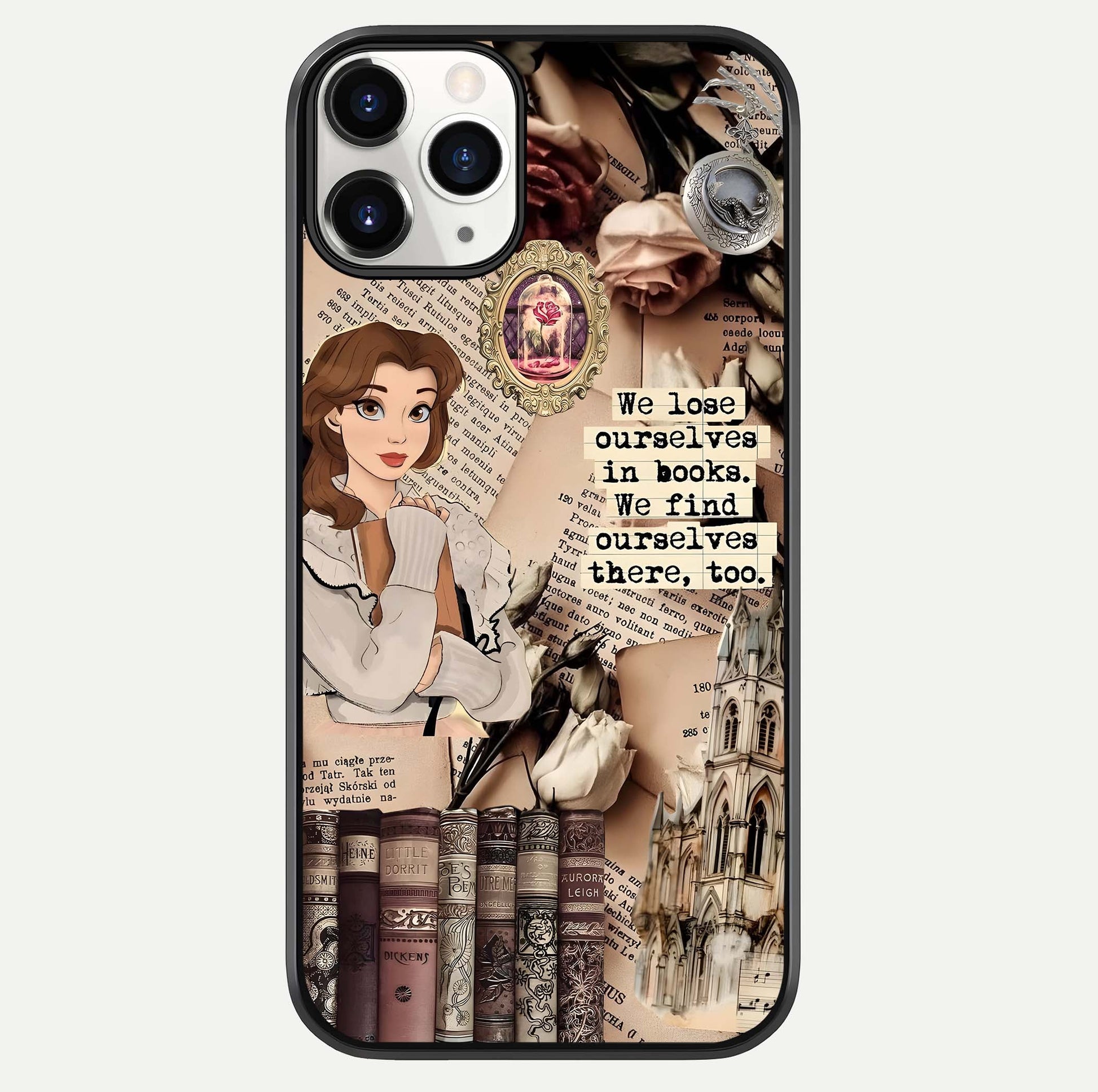 Bookish Dream World Glass Case For iPhone 11 Pro by Custom World