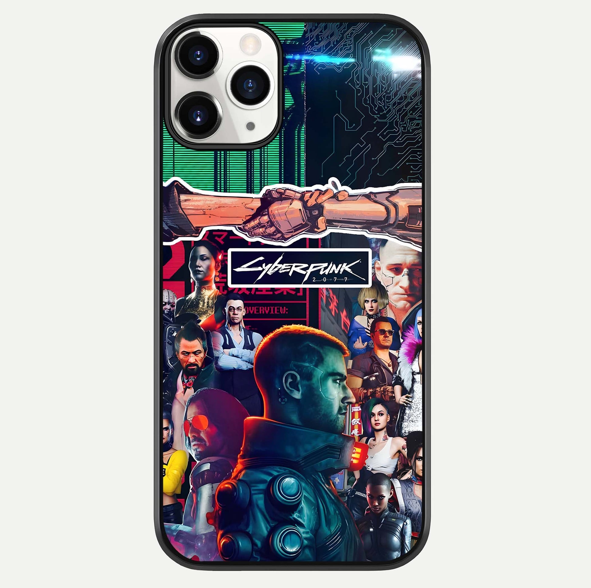 CYBERPUNK Legacy Glass Case For iPhone 11 Pro by Custom World