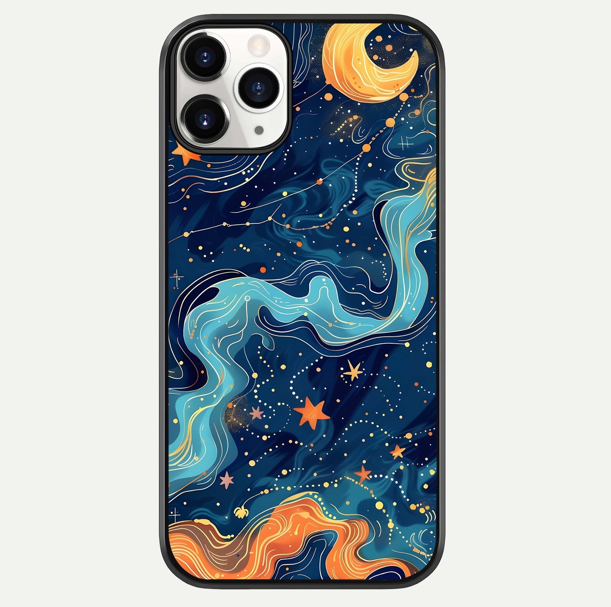 Celestial Dream Flow Glass Case For iPhone 11 Pro by Custom World