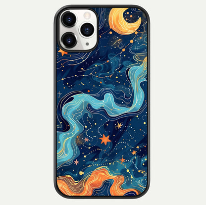 Celestial Dream Flow Glass Case For iPhone 11 Pro by Custom World