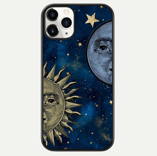 Celestial Moon With Sun Glass Case For iPhone 11 Pro by Custom World