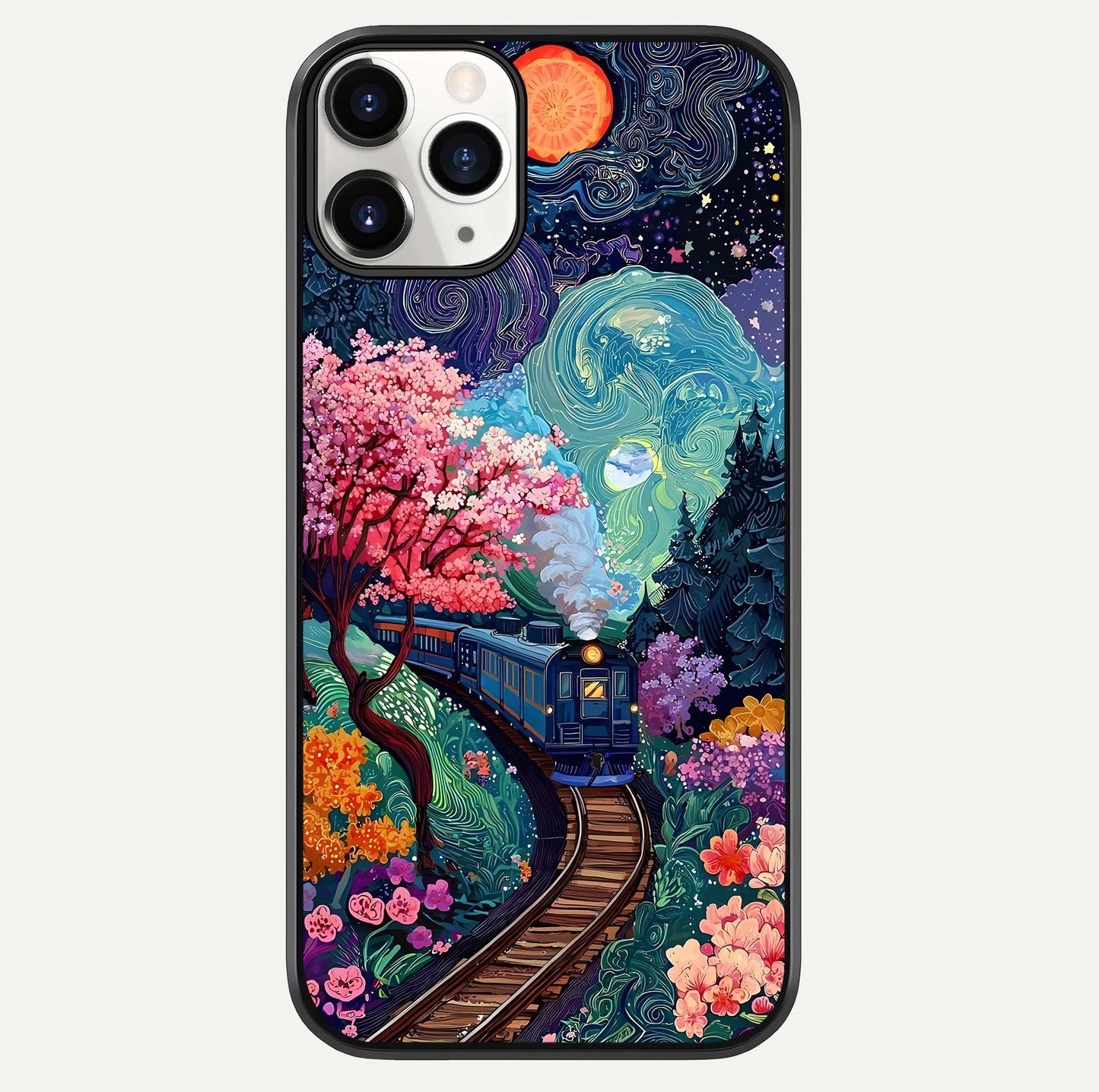 Celestial Train Journey Glass Case For iPhone 11 Pro by Custom World