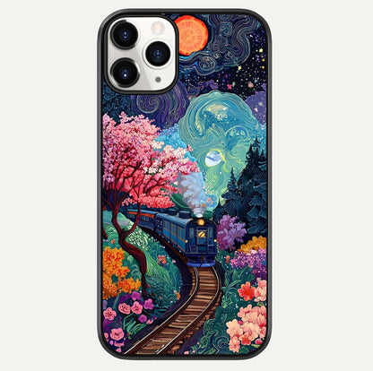 Celestial Train Journey Glass Case For iPhone 11 Pro by Custom World