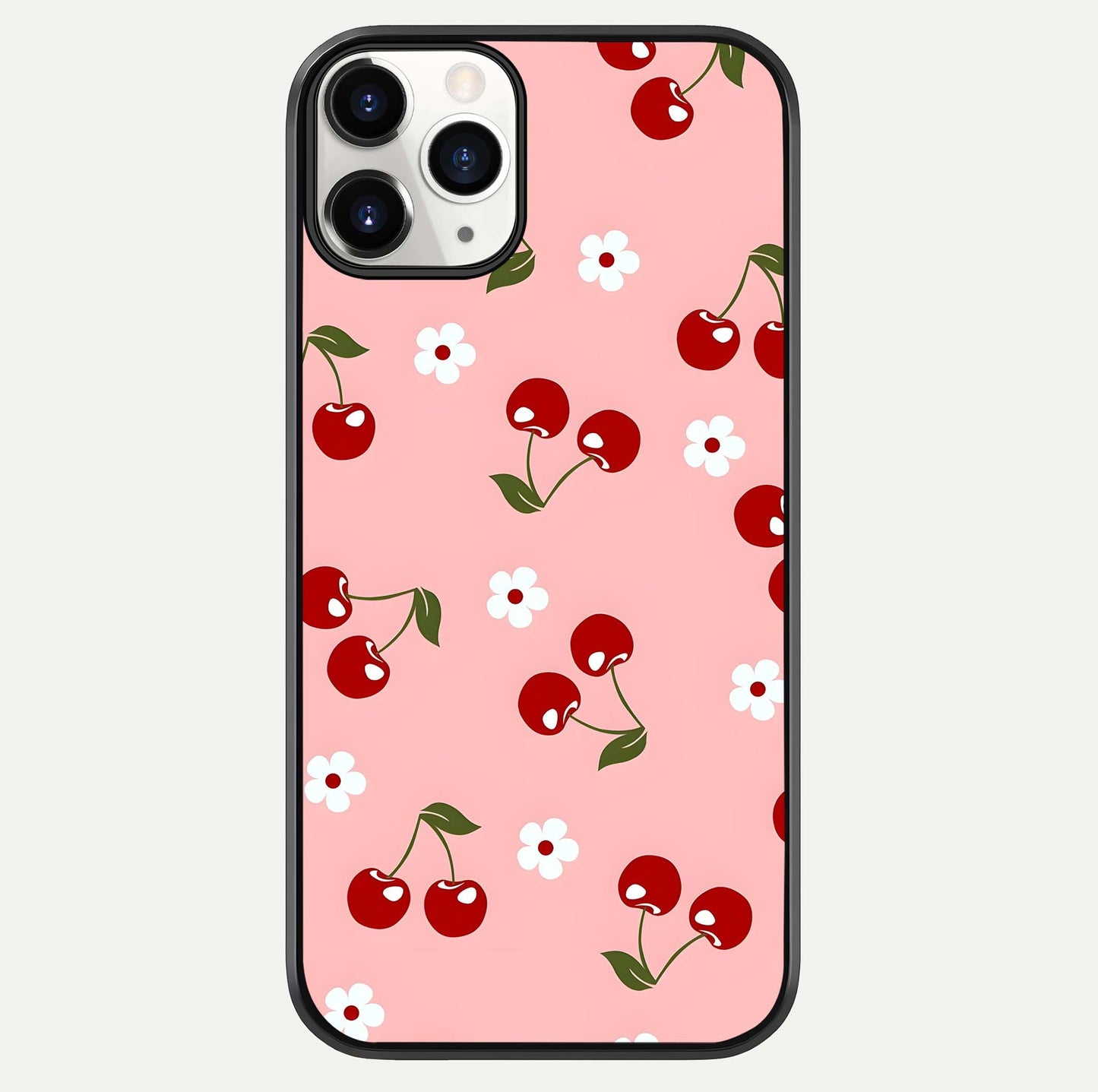 Cherry Love Mood Glass Case For iPhone 11 Pro by Custom World
