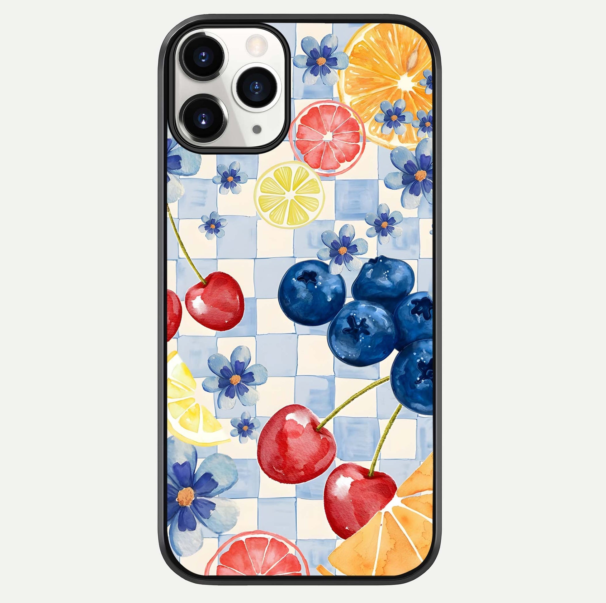 Citrus Bloom Joy Glass Case For iPhone 11 Pro by Custom World