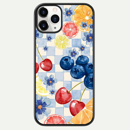 Citrus Bloom Joy Glass Case For iPhone 11 Pro by Custom World