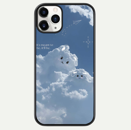 Cloud Bunny Dreams Glass Case For iPhone 11 Pro by Custom World