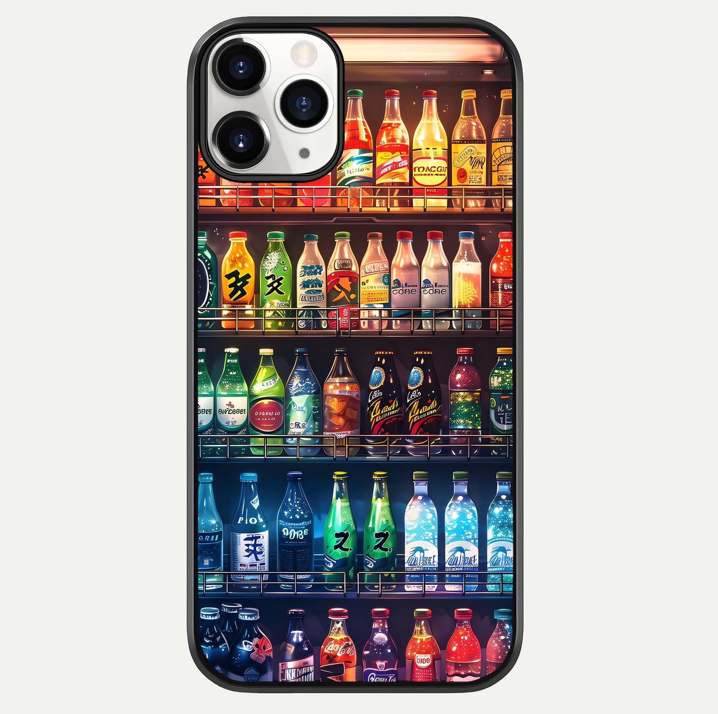 Colorful Soda Bottles Glass Case For iPhone 11 Pro by Custom World