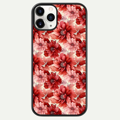 Crimson Love Petals Glass Case For iPhone 11 Pro by Custom World