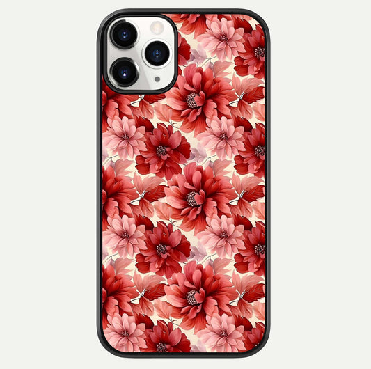 Crimson Love Petals Glass Case For iPhone 11 Pro by Custom World