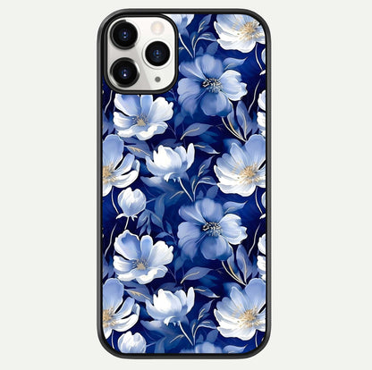 Cute Floral Patterns Glass Case For iPhone 11 Pro by Custom World