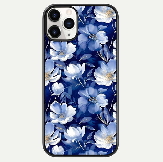 Cute Floral Patterns Glass Case For iPhone 11 Pro by Custom World