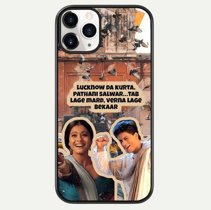 Desi Retro Vibes Glass Case For iPhone 11 Pro by Custom World