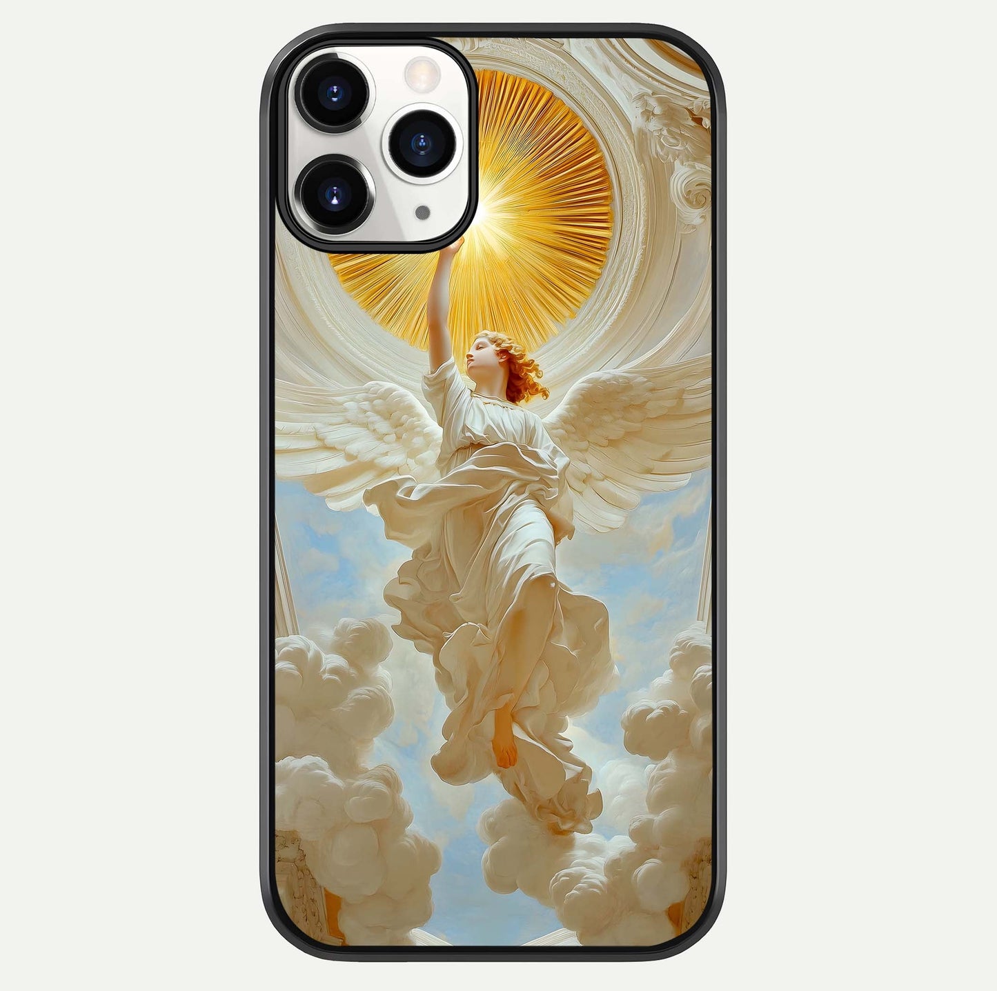 Divine Light Angel Glass Case For iPhone 11 Pro by Custom World