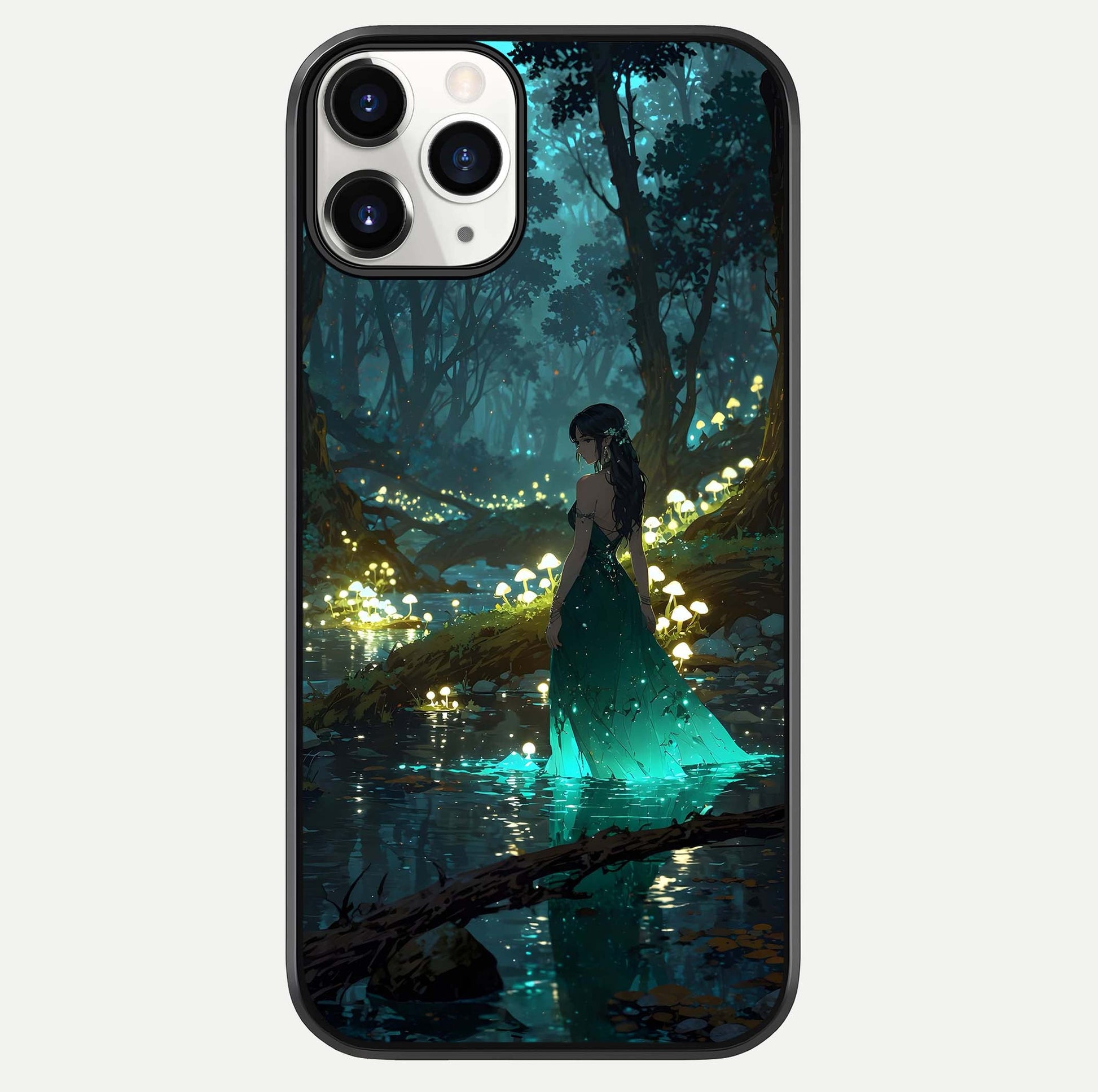 Enchanted Forest Glow Glass Case For iPhone 11 Pro by Custom World