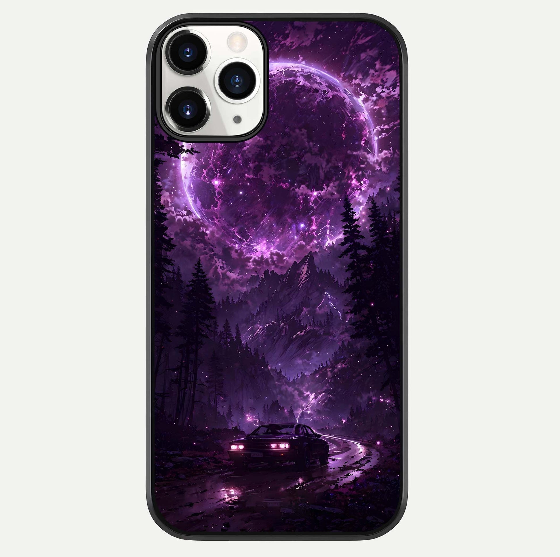 Eternal Cosmic Drive Glass Case For iPhone 11 Pro by Custom World