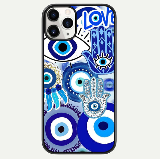 Evil Eyes Dream Glass Case For iPhone 11 Pro by Custom World